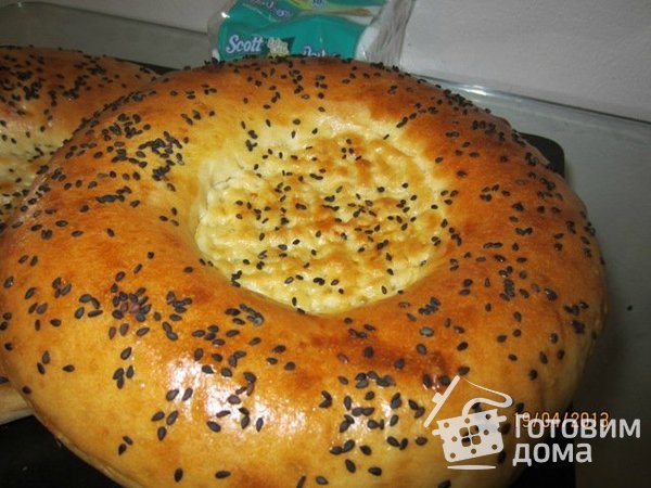 Узбекские лепешки в духовке фото к рецепту 1