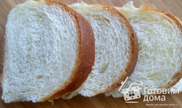 Хлеб украинский ажурный (булки бутербродные, батон) фото к рецепту 6