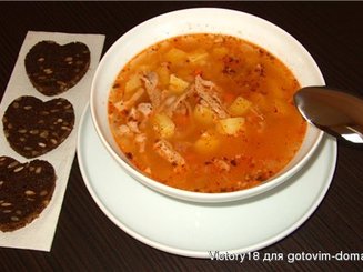 Суп с перловкой по-шотландски