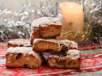 Рождественское  немецкое печенье "Mini-Stollen"