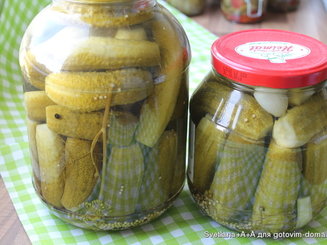 Маринованные огурчики  ( семейный рецепт )