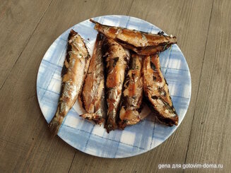 Сардины запечённые на углях -Sardinhas assadas