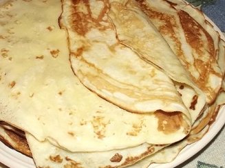 Заварные блины на кефире