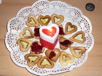"Стеклянное" печенье с карамелью