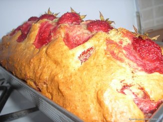 Клубнично-кокосовые маффины