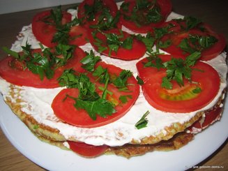 Тортик кабачковый