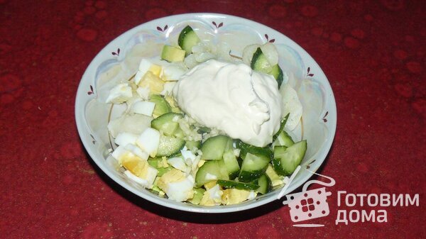 Салат с авокадо и цветной капустой фото к рецепту 5