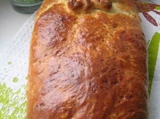 Кулебяка с ливером и грибами