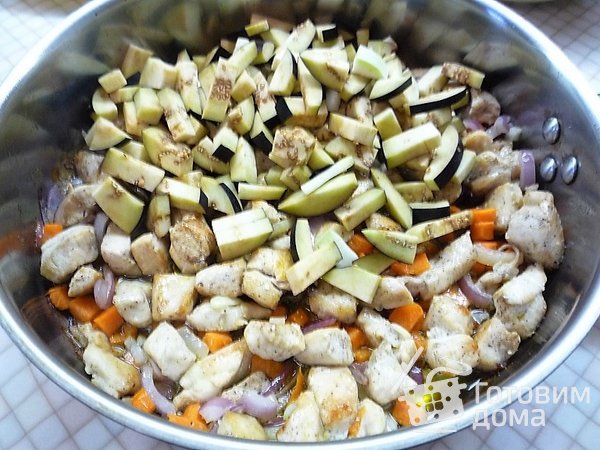 Курица с овощами на пшеничных хлебцах фото к рецепту 6