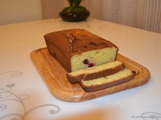 Апельсиновый кекс с клюквой