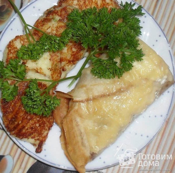 Паланчики с картофелем и брынзой фото к рецепту 5