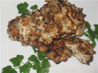 Куриные котлеты с грибами