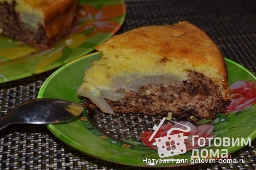 Грушевый пирог с шоколадом фото к рецепту 2