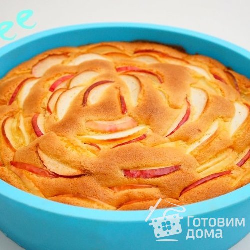 Шарлотка с яблоками в духовке: простой рецепт и пошаговая инструкция