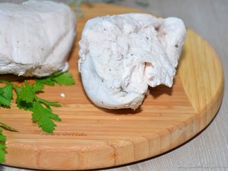 Способ приготовления вкусного отварного куриного филе