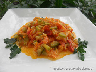 Кабачки тушёные