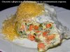 Омлет с форелью в кокотницах со сметанным соусом