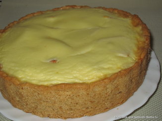 Пирог с хурмой