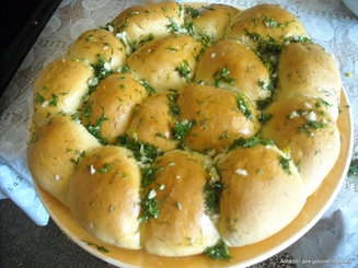 Пампушки чесночные