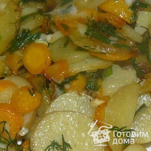 Жареная молодая картошка