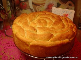 Хлеб "Роза" с сыром и укропом