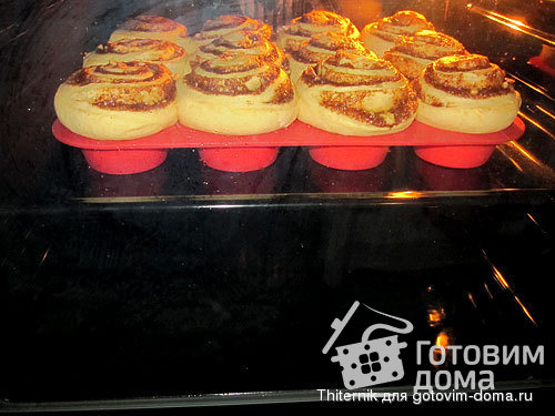 Синнамон Роллс - Американские булочки с корицей фото к рецепту 5