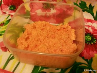 Салат из моркови с чесноком