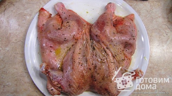 Курица фаршированная под кожей фото к рецепту 4