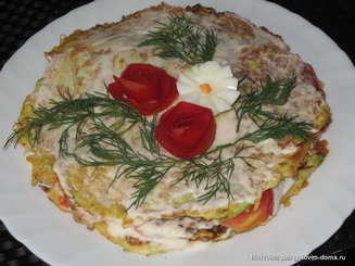 Тортик кабачковый
