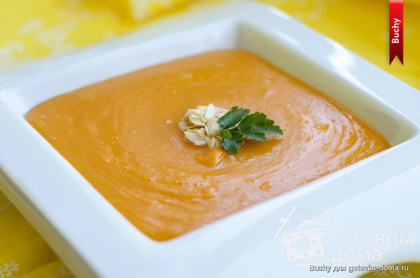 Морковный суп-пюре с овсянкой фото к рецепту 1