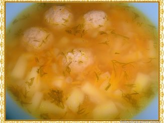 Картофельный суп с фрикадельками