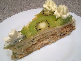 Торт с клубникой (песочный)