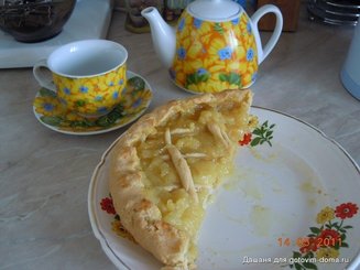 Пирог с лимонной начинкой