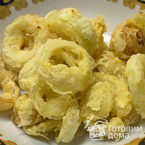 Луковые кольца в кляре