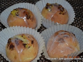 Булочки-бриоши с кремом патисьер