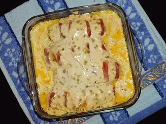 Куриная грудка в сметанном соусе