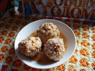 Гречаники в соусе