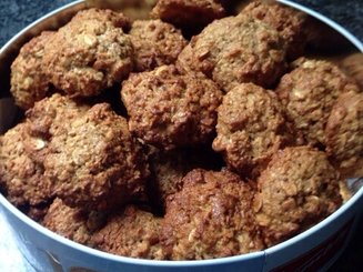 Овсяное печенье с цельнозерновой мукой