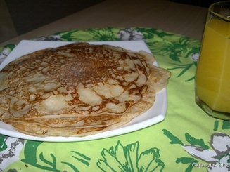Заварные блины без яиц