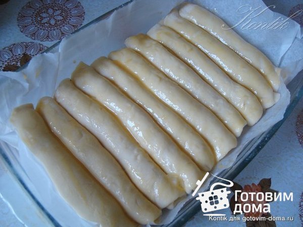 Сдобные булочки-сайки с заварным кремом фото к рецепту 3