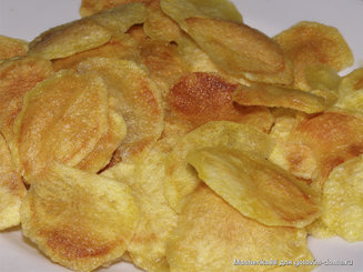 Чипсы из картофеля в микроволновке