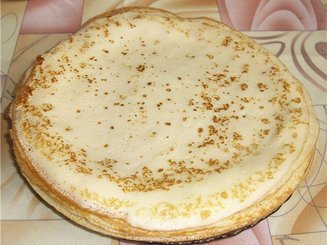 Заварные блины на кефире