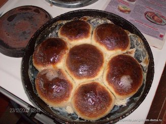 Булочки с наполнителем, запечённые в сливках - Rohrnudeln
