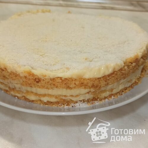 Нежный торт Пломбир без выпечки