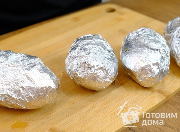 Фаршированный картофель в духовке фото к рецепту 1