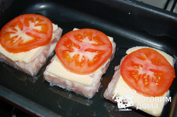 Рыбное филе, запеченное с сыром фото к рецепту 1