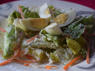 Зеленый салат по-польски