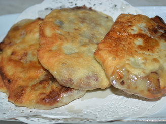 Китайские лепёшки с мясом и грибами му-эр