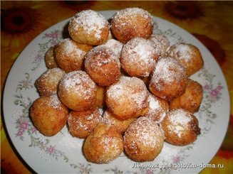 Творожные пончики