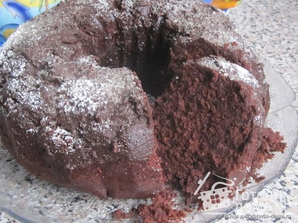 Шоколадный кекс на пиве фото к рецепту 1
